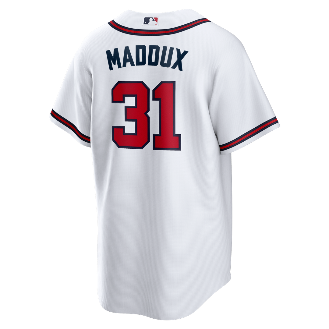 Greg Maddux Atlanta Braves Nike Home Retired Player Replica Jersey - White