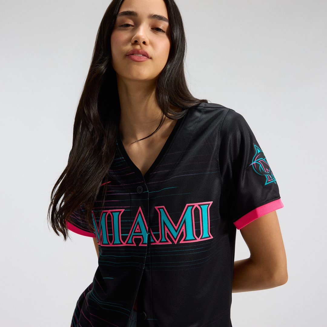 Miami Marlins Nike Women's 2025 City Connect Limited Jersey - Black