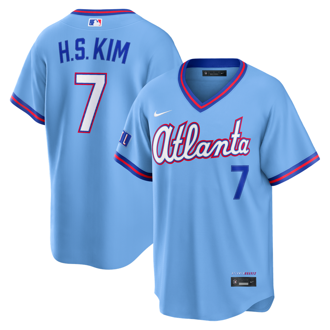 Ha-Seong Kim Atlanta Braves Nike 2026 City Connect Stadium Jersey - Powder Blue