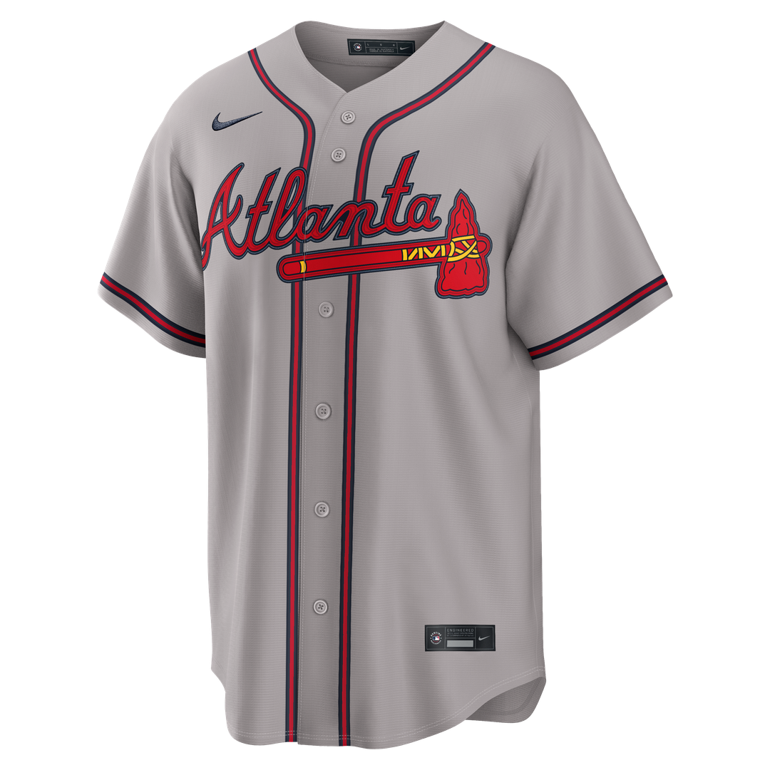 Ronald Acuña Jr. Atlanta Braves Nike Road Replica Jersey - Gray