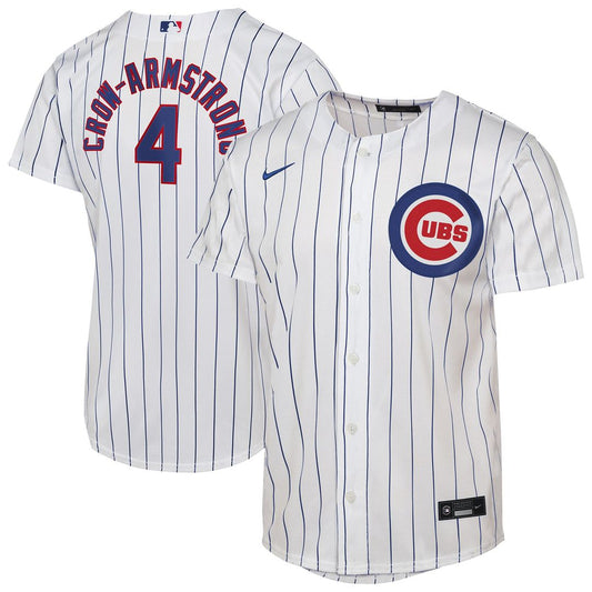 Pete Crow-Armstrong Chicago Cubs Nike Youth Home Replica Player Jersey - White
