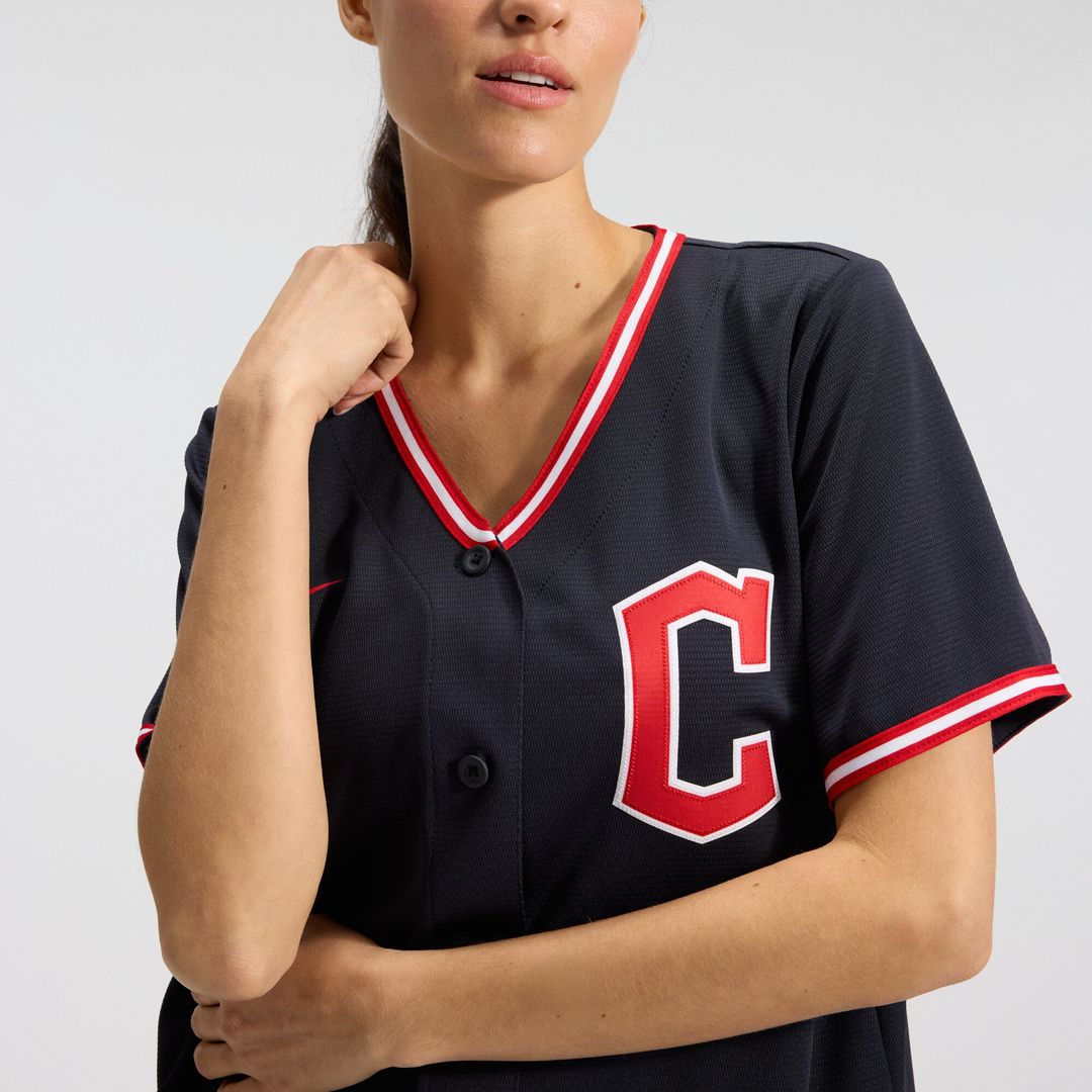 Cleveland Guardians Nike Women's Alternate Replica Jersey - Navy