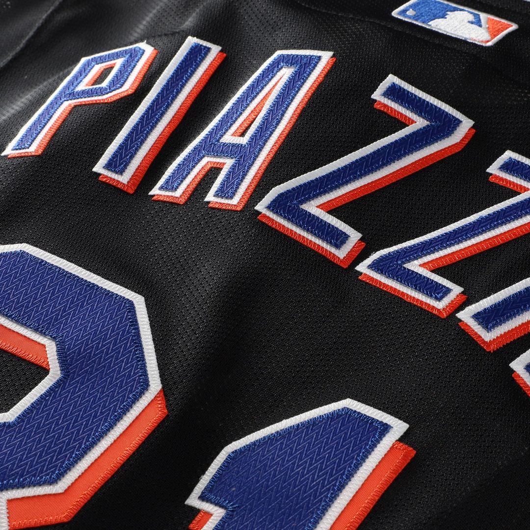 Mike Piazza New York Mets Mitchell & Ness Cooperstown Collection 2000 Batting Practice Jersey - Black