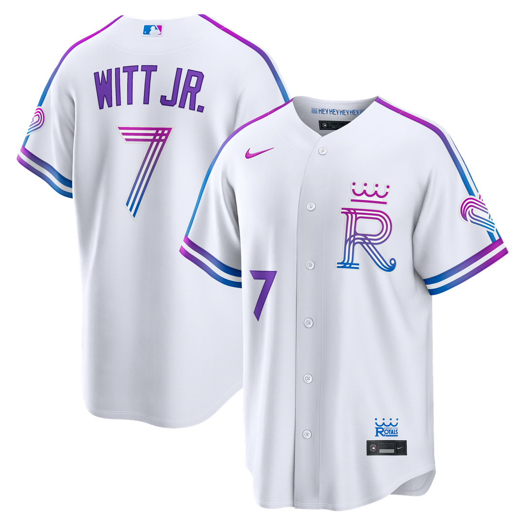 Bobby Witt Jr. Kansas City Royals Nike 2026 City Connect Stadium Jersey - White