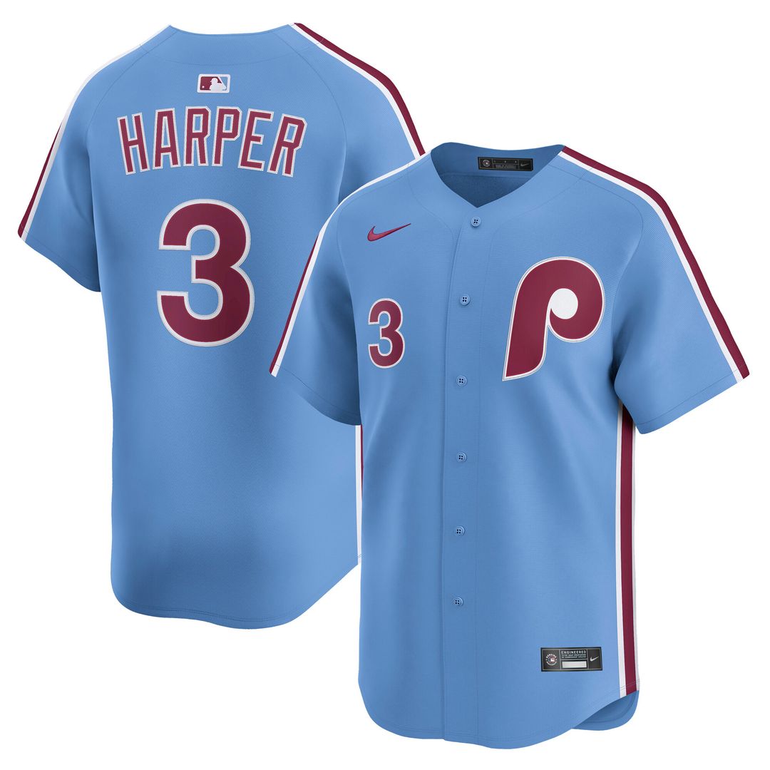 Bryce Harper Philadelphia Phillies Nike Road Limited Player Jersey - Gray