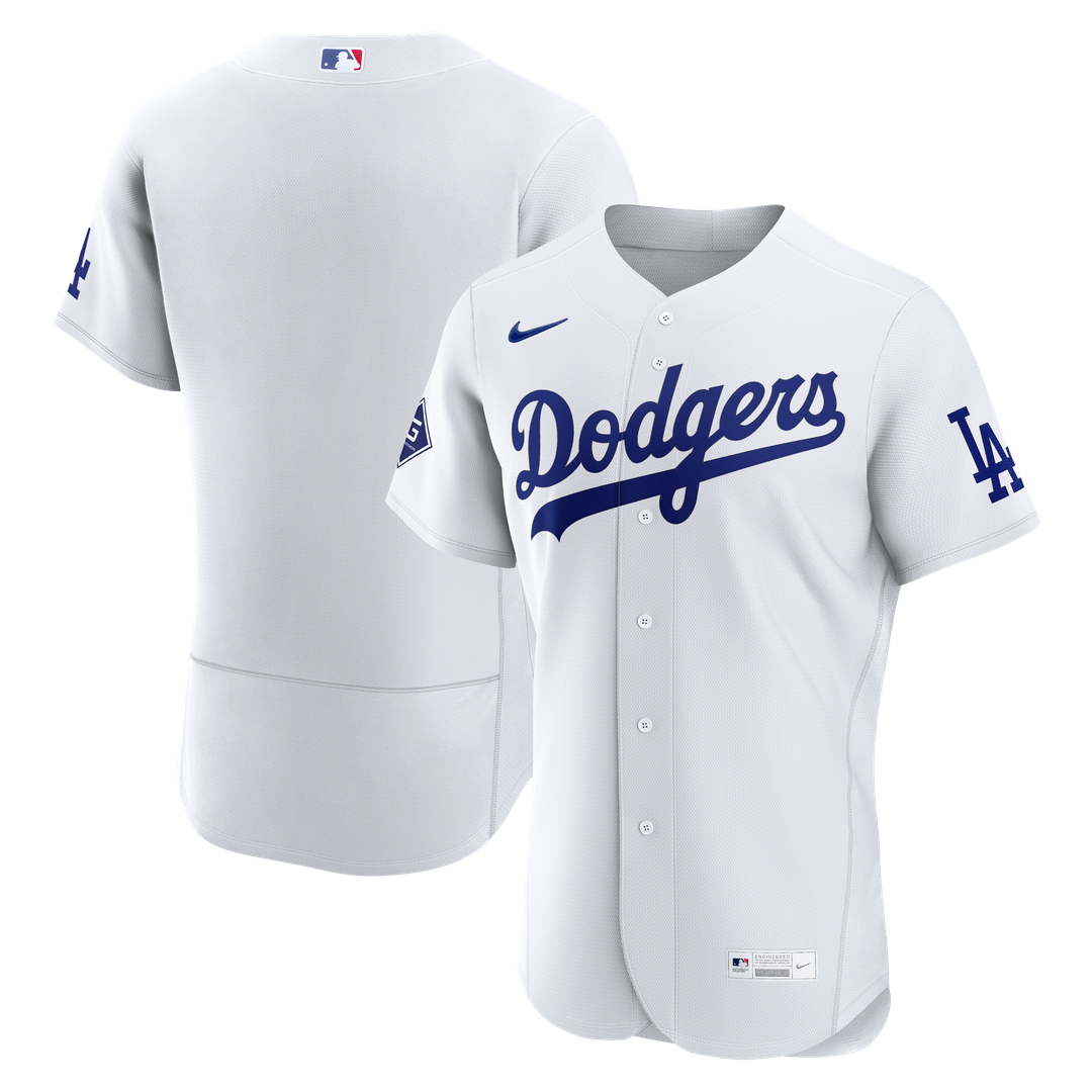Los Angeles Dodgers Nike Alternate Authentic Jersey with Sponsor Patch - Royal