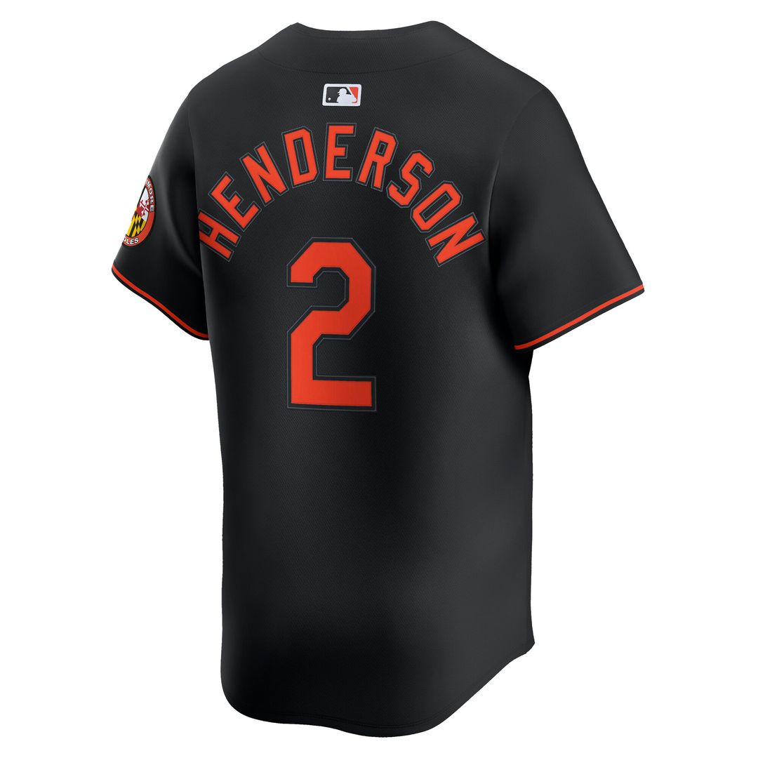 Gunnar Henderson Baltimore Orioles Nike Alternate Limited Player Jersey - Black