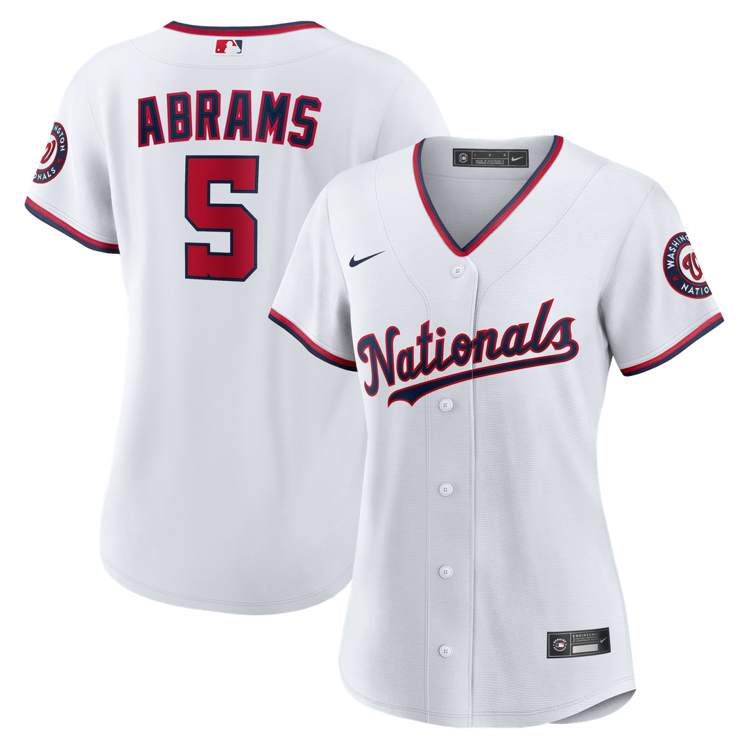 CJ Abrams Washington Nationals Nike Women's Home Replica Player Jersey - White