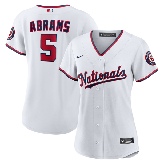 CJ Abrams Washington Nationals Nike Women's Home Replica Player Jersey - White