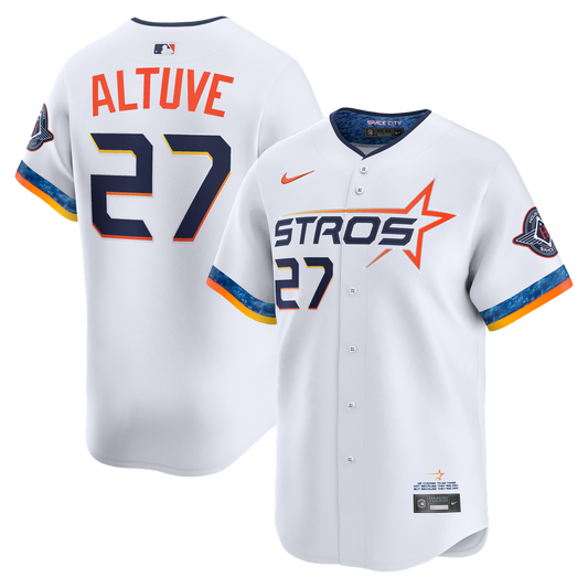 Jose Altuve Houston Astros Nike 2025 City Connect Limited Player Jersey - White