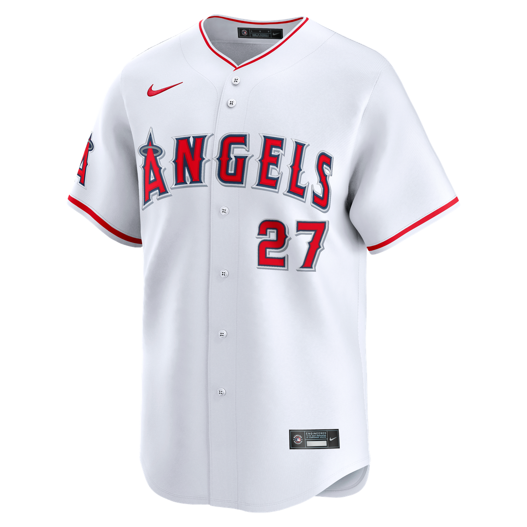 Mike Trout Los Angeles Angels Nike Home Limited Player Jersey - White