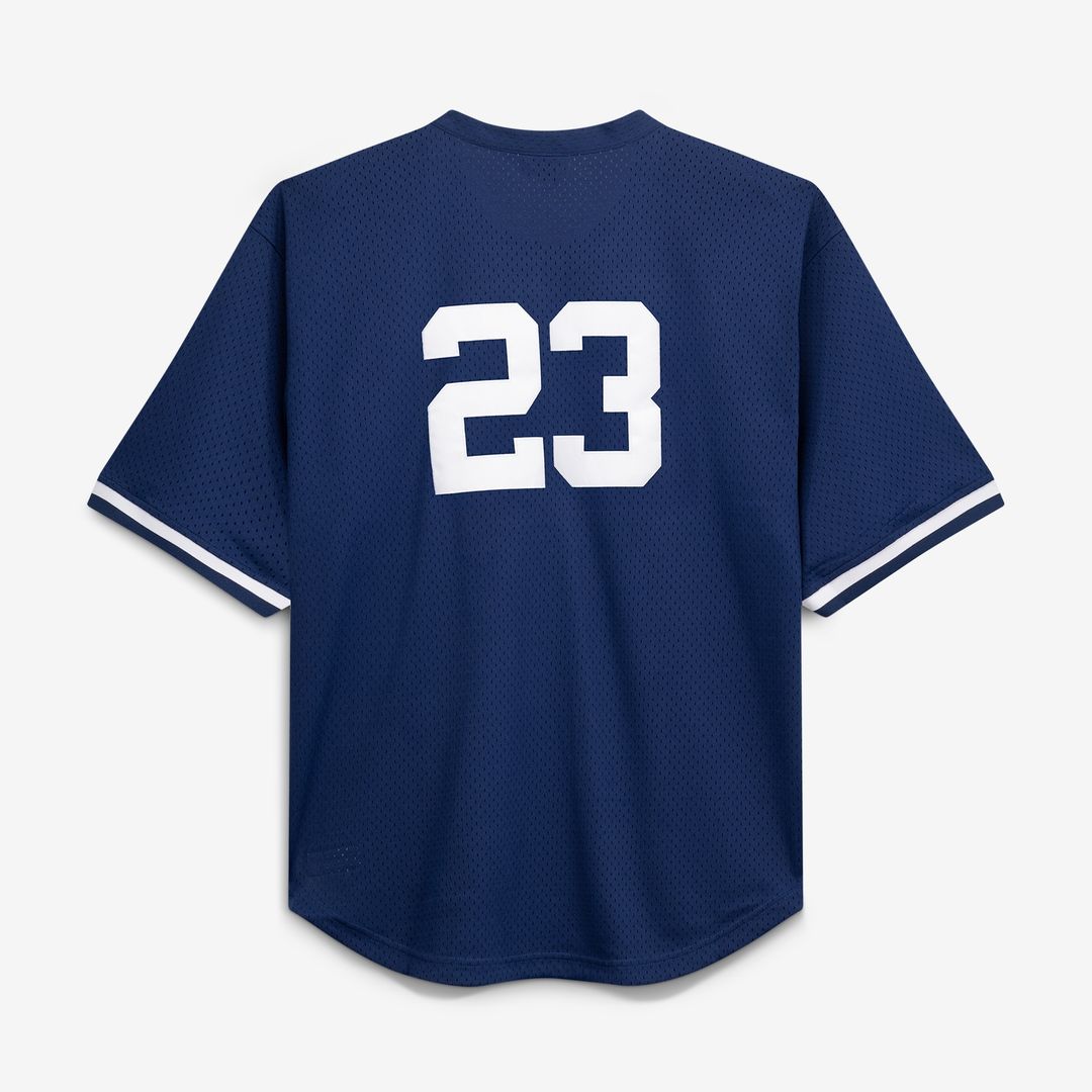 Don Mattingly New York Yankees Mitchell & Ness Cooperstown Collection Big & Tall Mesh Batting Practice Jersey - Navy