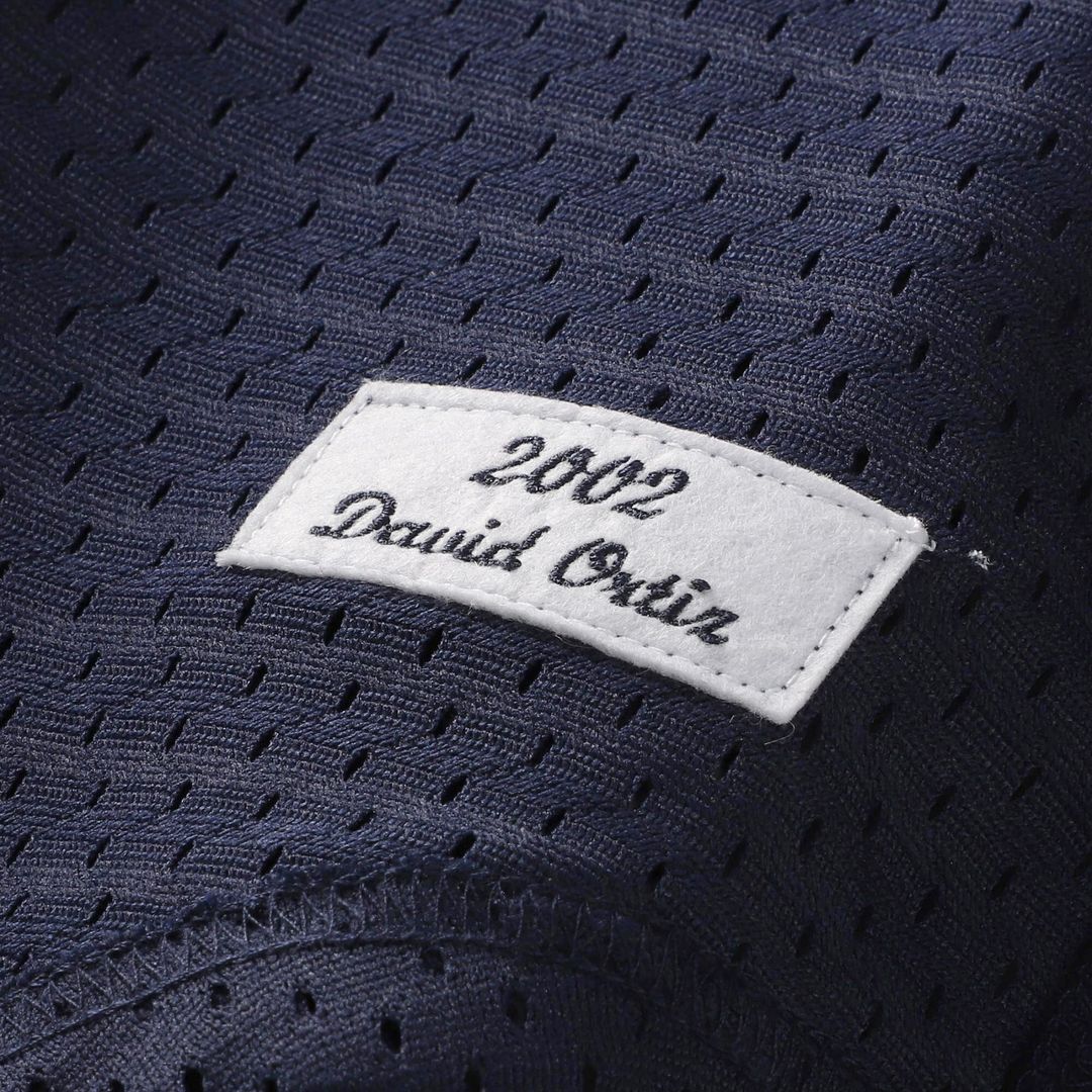 David Ortiz Minnesota Twins Mitchell & Ness Youth Cooperstown Collection Mesh Batting Practice Jersey - Navy