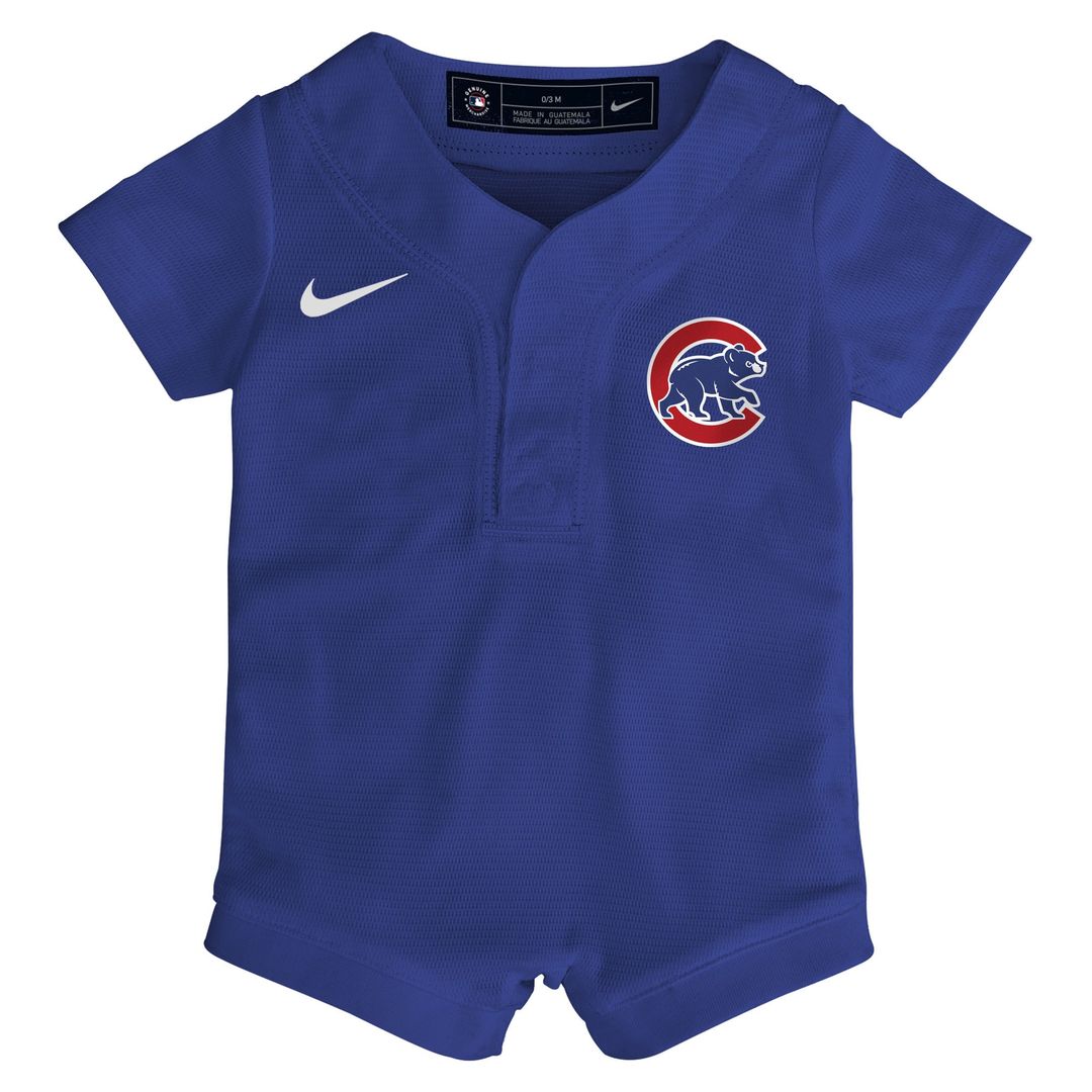 Chicago Cubs Nike Infant Alternate Replica Romper Jersey - Royal