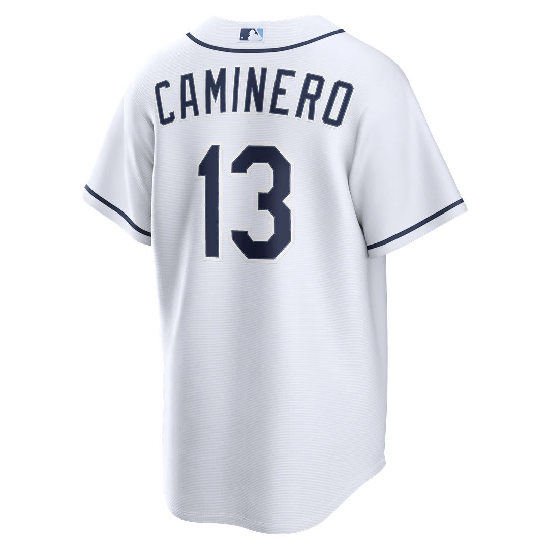 Junior Caminero Tampa Bay Rays Nike Home Replica Jersey - White
