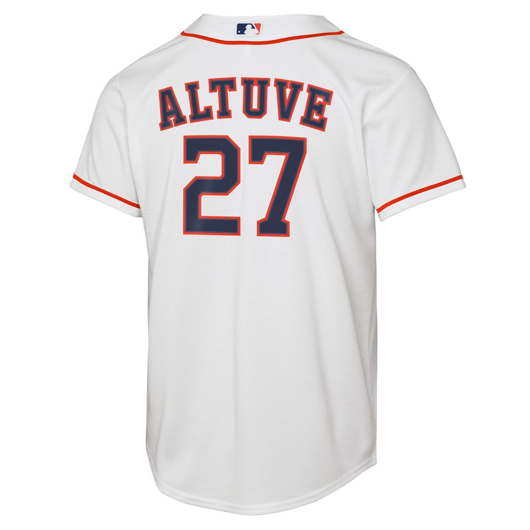 Jose Altuve Houston Astros Nike Youth Home Replica Player Jersey - White