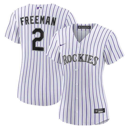 Tyler Freeman Colorado Rockies Nike Women's Home Replica Jersey - White