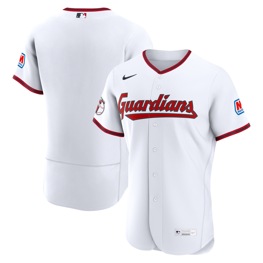Cleveland Guardians Nike Home Authentic Jersey - White