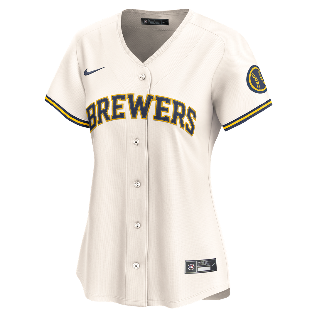 Milwaukee Brewers Nike Women's Home Limited Jersey - Cream