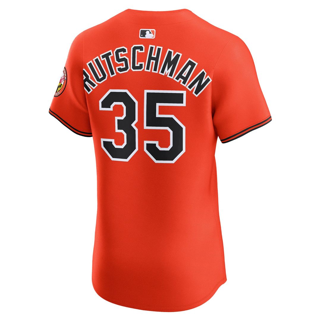 Adley Rutschman Baltimore Orioles Nike Alternate Elite Jersey - Black