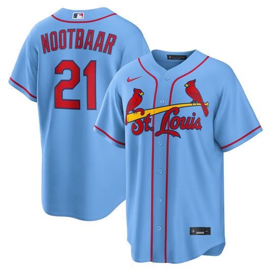 Lars Nootbaar St. Louis Cardinals Nike Alternate Replica Jersey - Light Blue