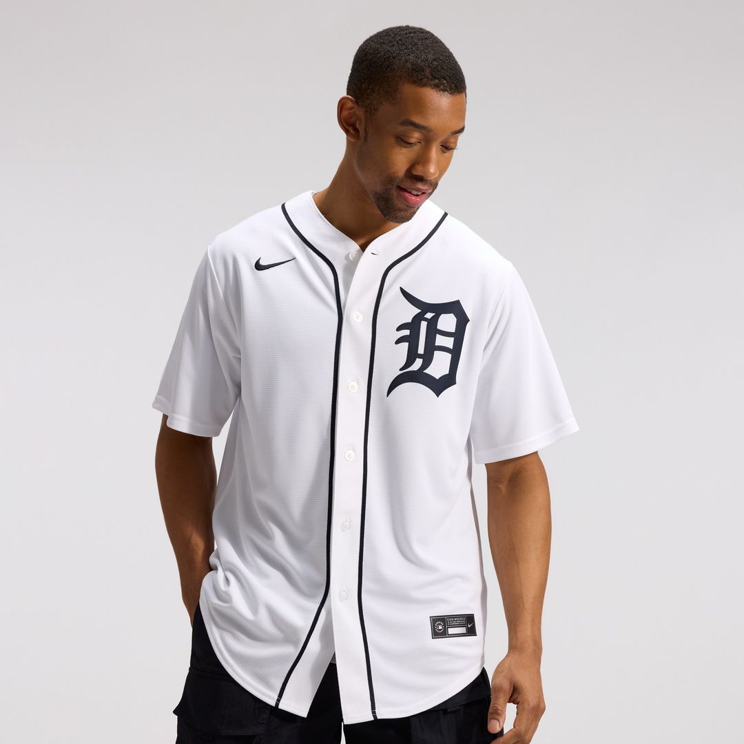 Detroit Tigers Nike Home Replica Jersey - White