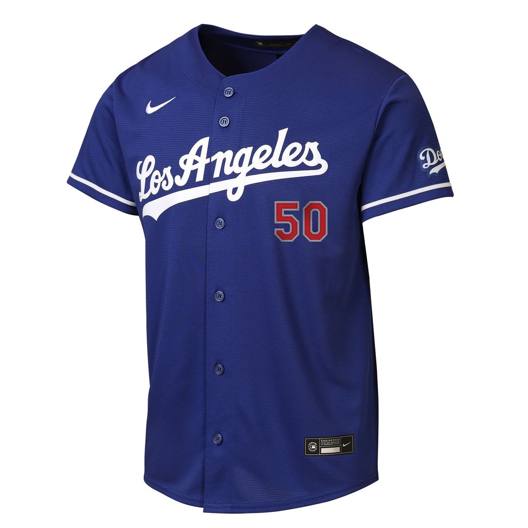 Mookie Betts Los Angeles Dodgers Nike Youth Alternate Stadium Jersey - Royal