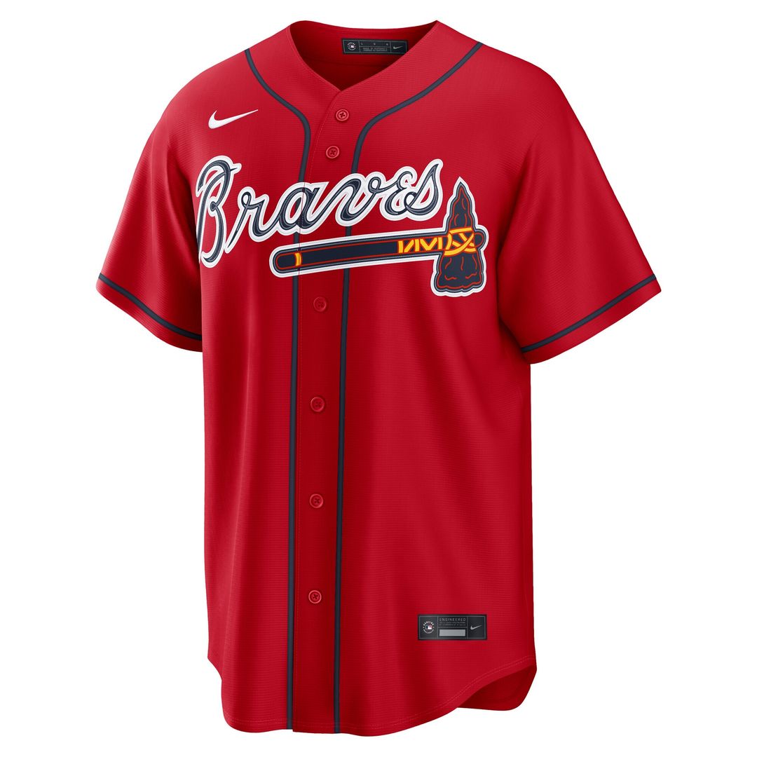 Ronald Acuña Jr. Atlanta Braves Nike Alternate Replica Jersey - Navy