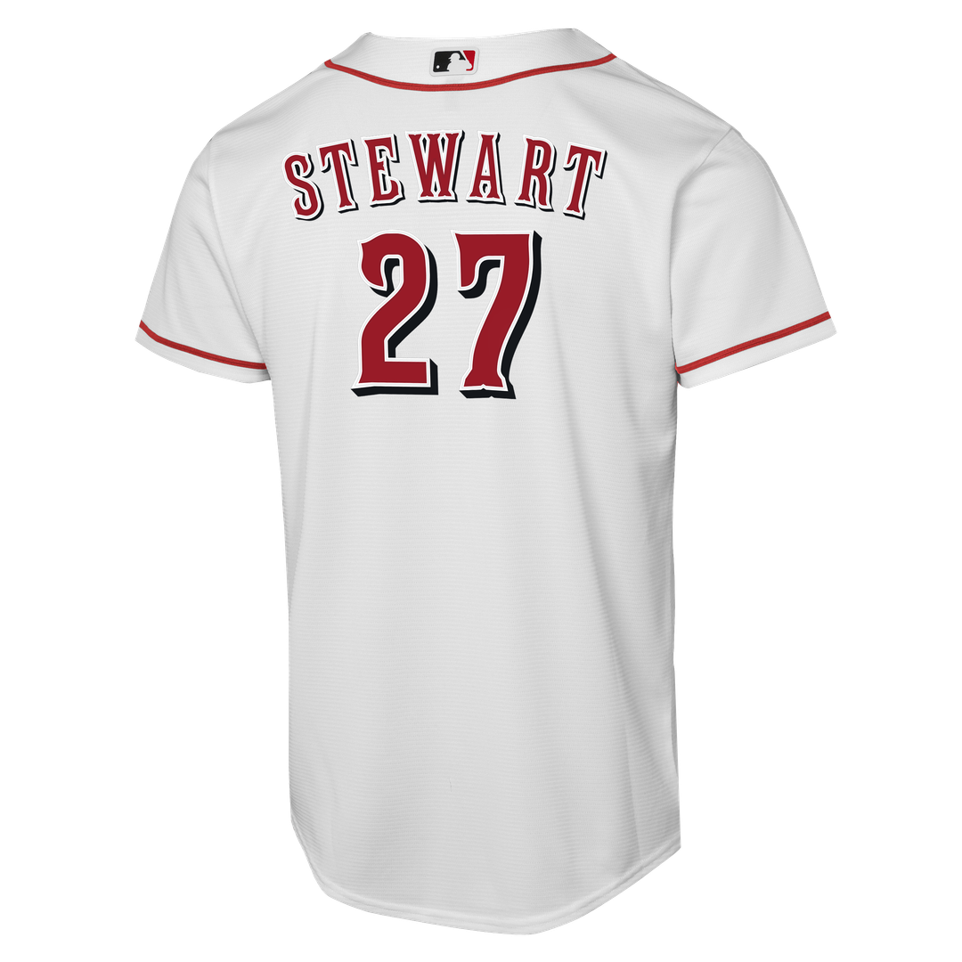 Sal Stewart Cincinnati Reds Nike Youth Home Replica Player Jersey - White
