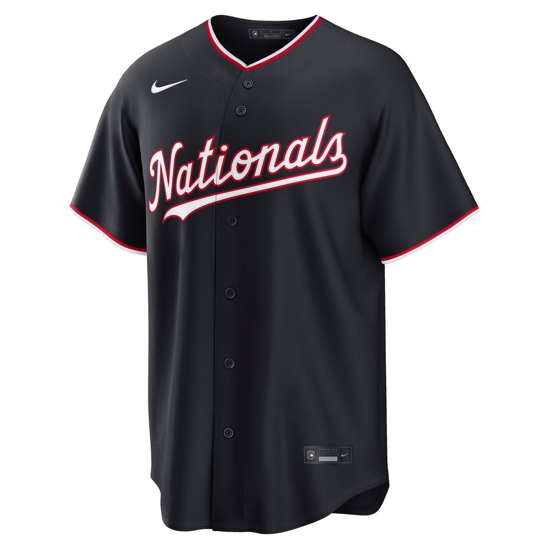James Wood Washington Nationals Nike Alternate Replica Jersey - Navy