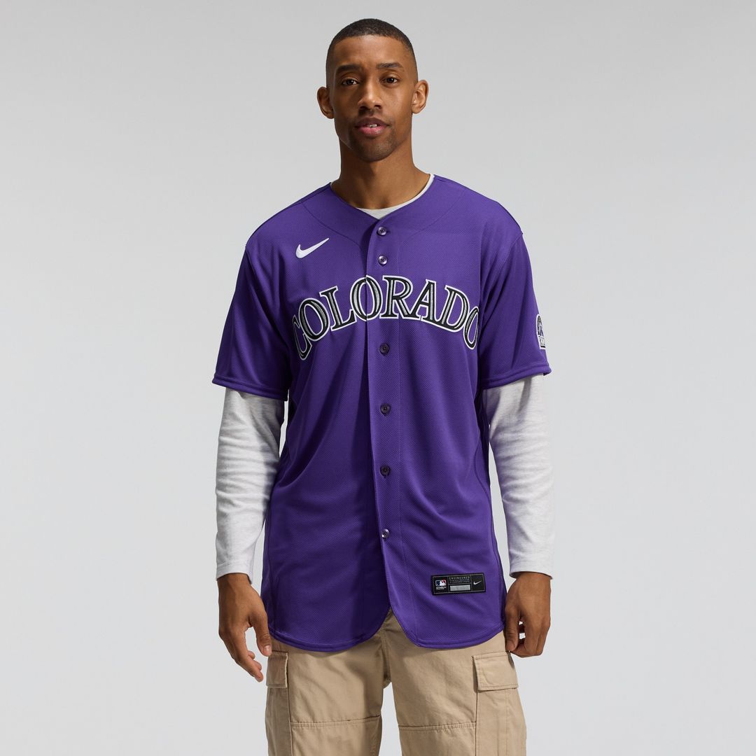 Colorado Rockies Nike Alternate Authentic Jersey - Purple