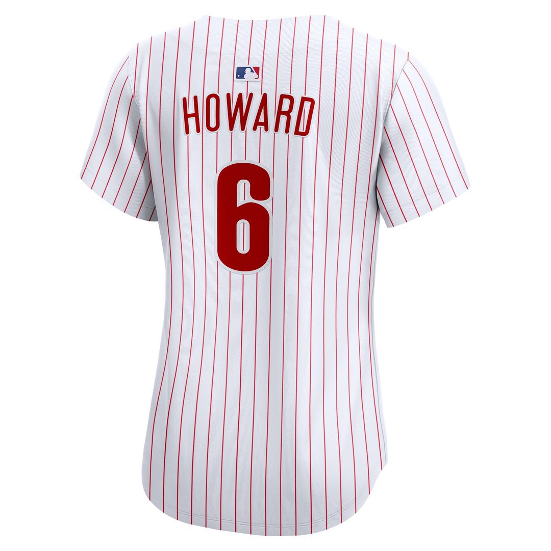 Ryan Howard Philadelphia Phillies Nike Women's Limited Jersey - White