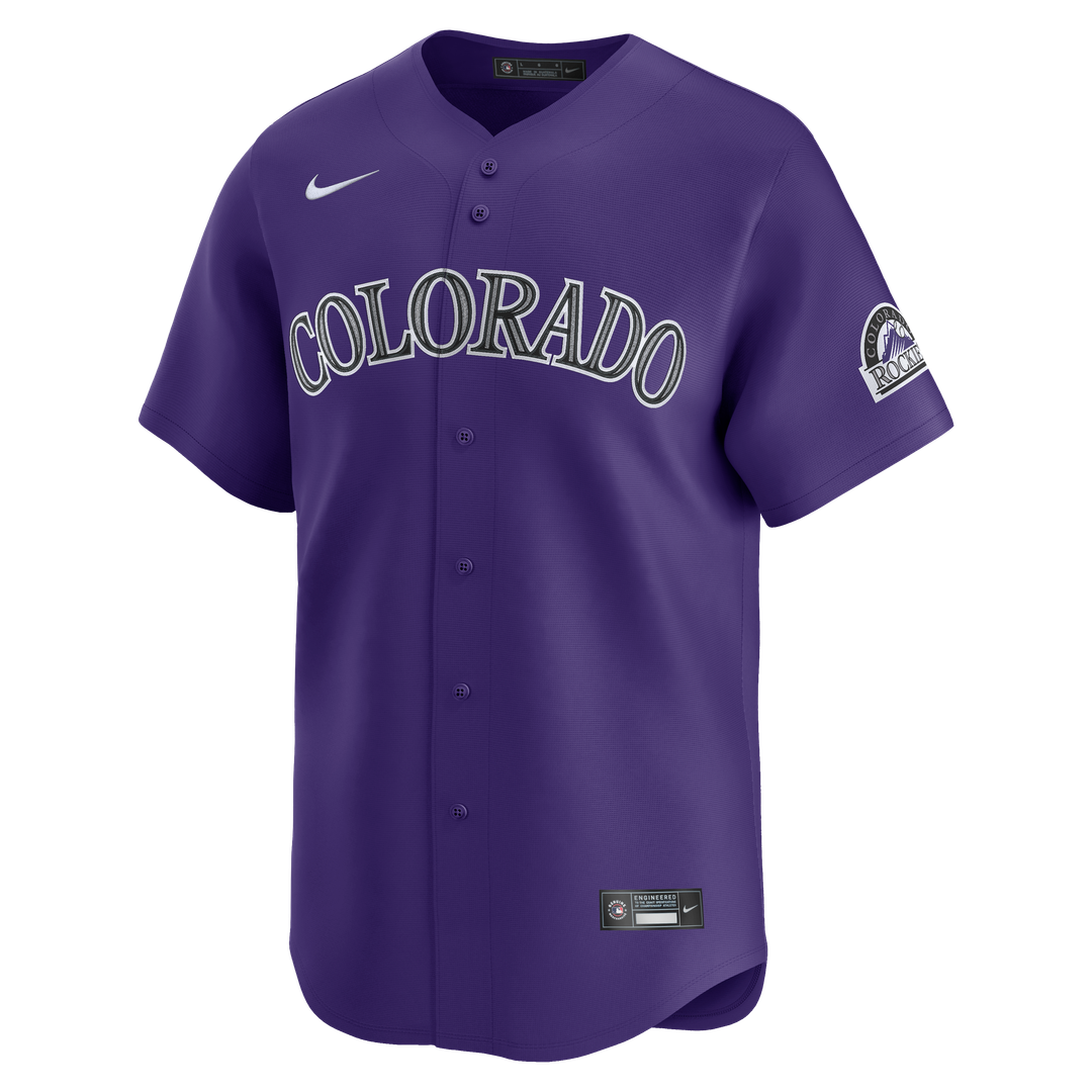 Colorado Rockies Nike Alternate Limited Jersey - Purple