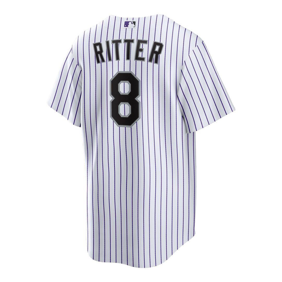 Ryan Ritter Colorado Rockies Nike Home Replica Jersey - White