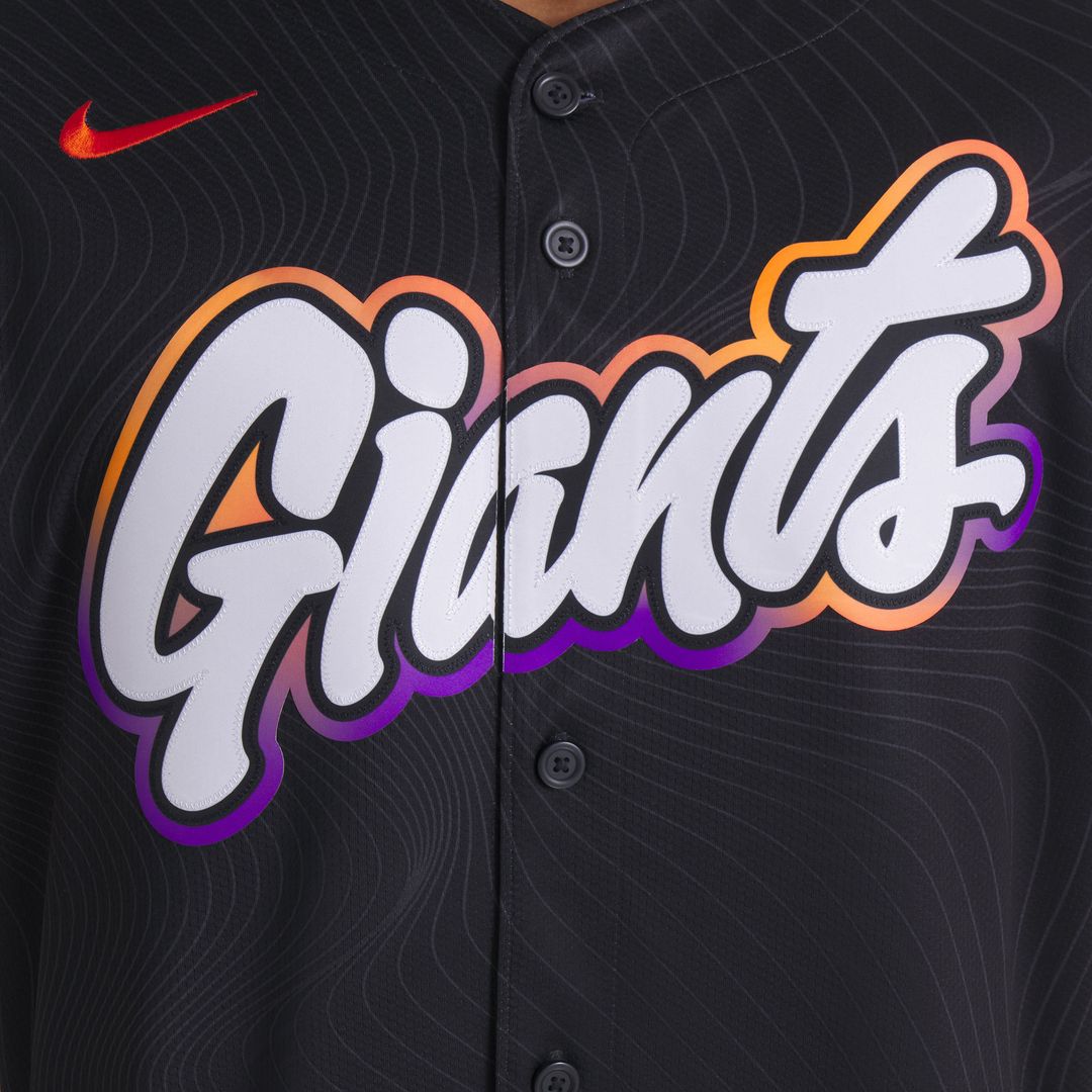 San Francisco Giants Nike 2025 City Connect Limited Jersey - Anthracite
