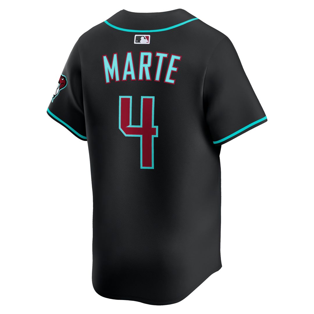 Ketel Marte Arizona Diamondbacks Nike Alternate Limited Jersey - Black