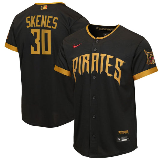 Paul Skenes Pittsburgh Pirates Nike Youth 2026 City Connect Stadium Jersey - Black