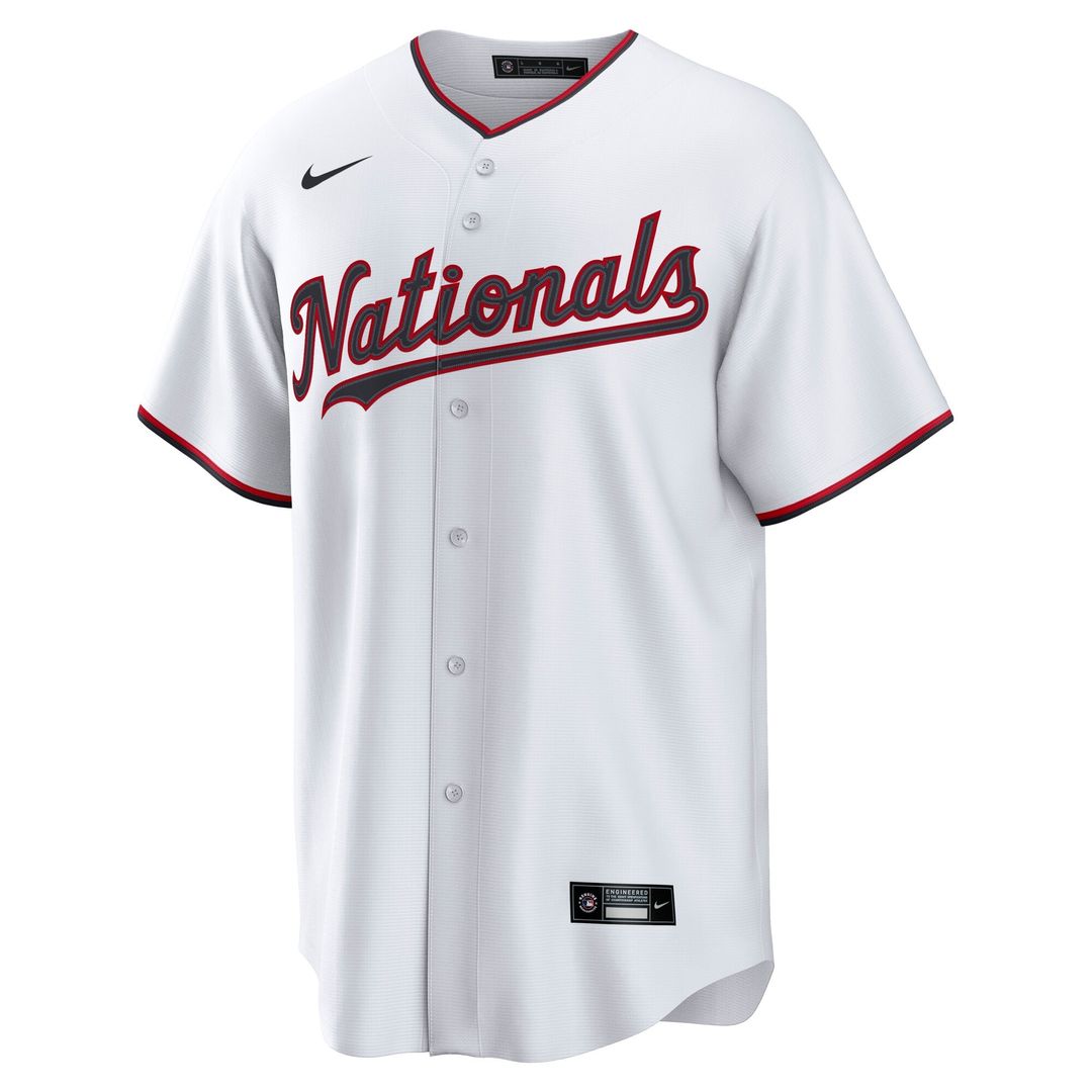 CJ Abrams Washington Nationals Nike Home Replica Jersey - White