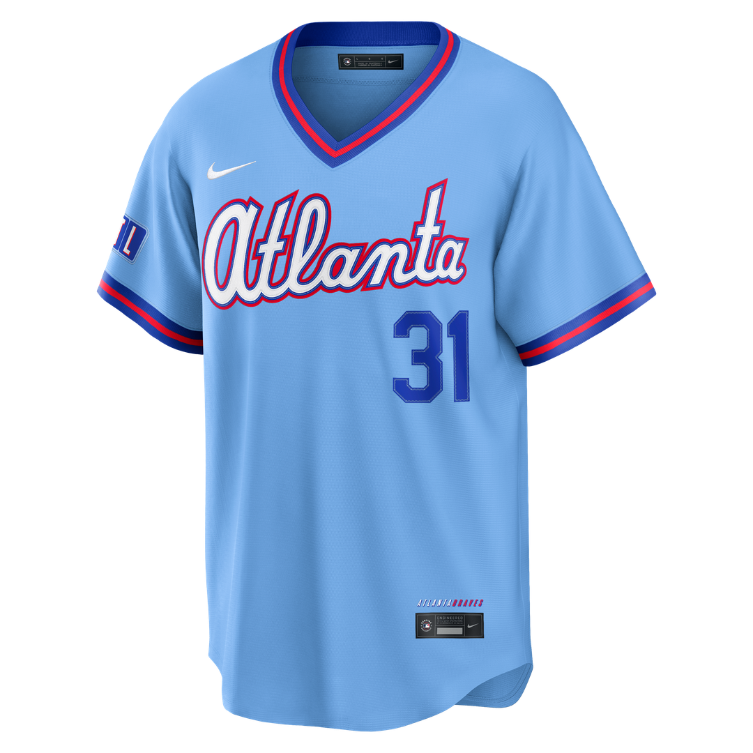 Greg Maddux Atlanta Braves Nike 2026 City Connect Stadium Jersey - Powder Blue