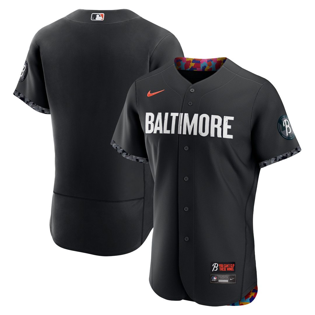 Baltimore Orioles Nike City Connect Authentic Jersey - Black