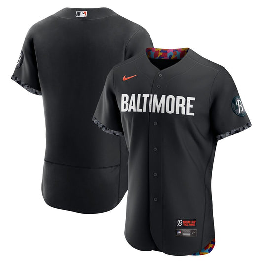 Baltimore Orioles Nike City Connect Authentic Jersey - Black