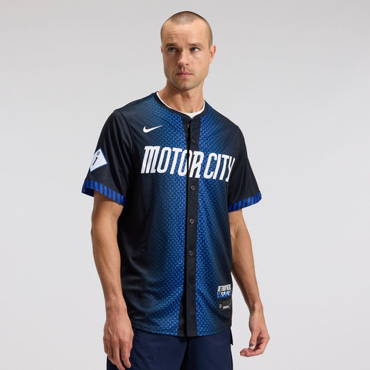 Detroit Tigers Nike City Connect Limited Jersey - Blue
