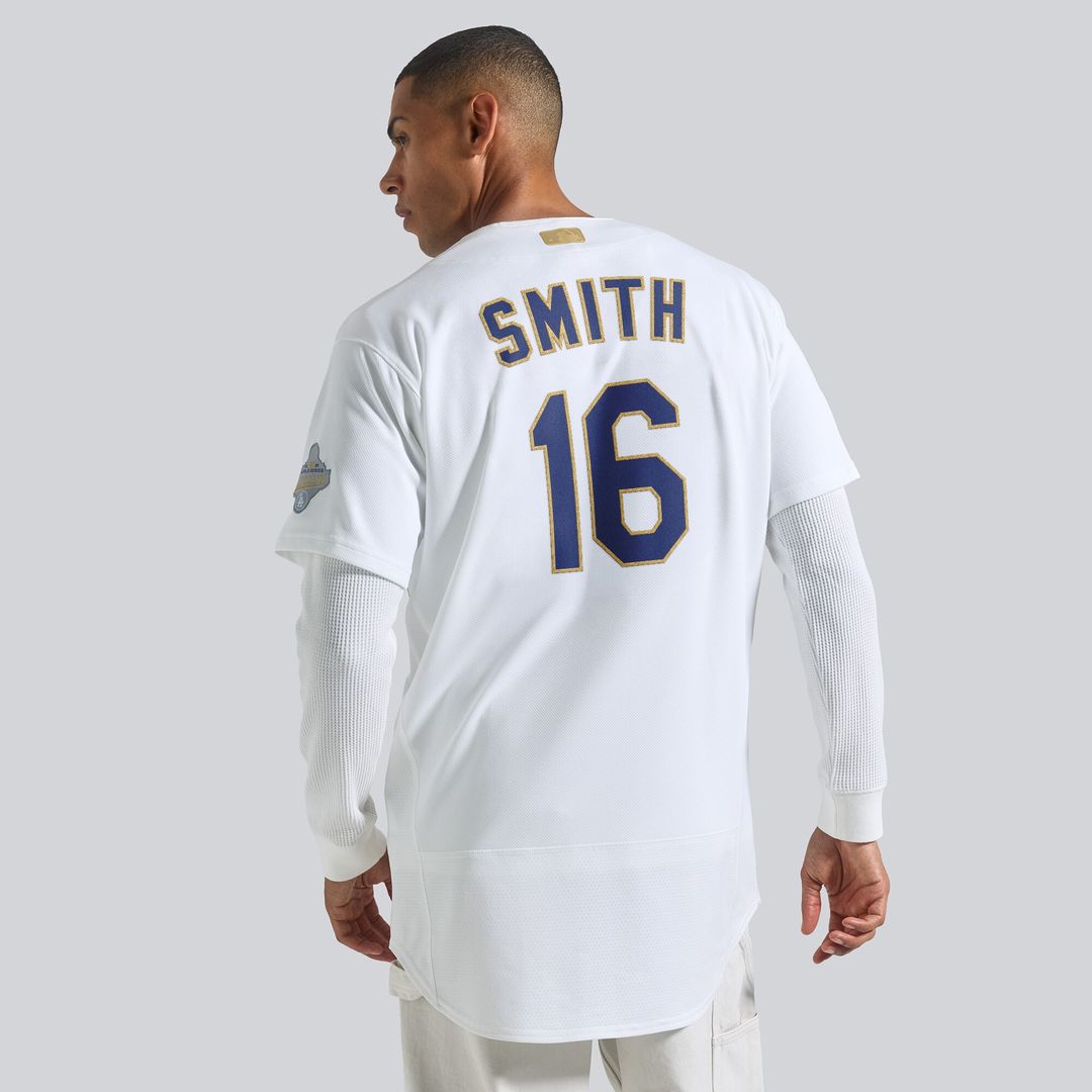 Will Smith Los Angeles Dodgers Nike 2026 Gold Collection Authentic Jersey - White