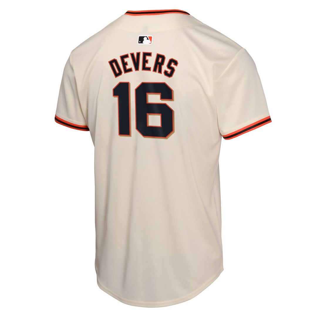 Rafael Devers San Francisco Giants Nike Youth Home Player Game Jersey - Cream