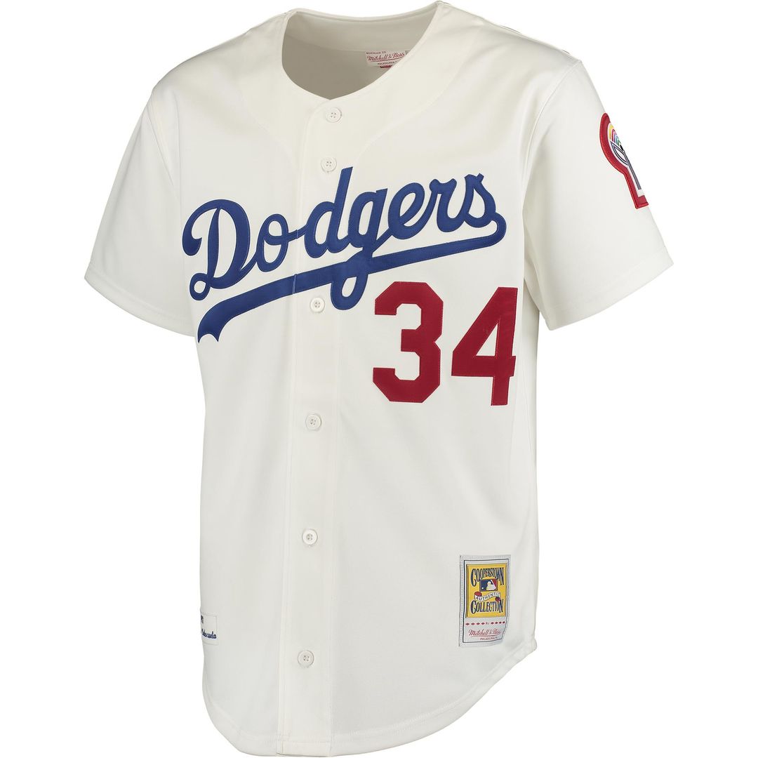Fernando Valenzuela Los Angeles Dodgers Mitchell & Ness Road 1981 Cooperstown Collection Authentic Jersey - Gray