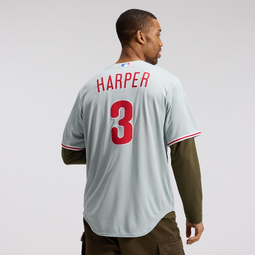 Bryce Harper Philadelphia Phillies Nike Road Replica Jersey - Gray