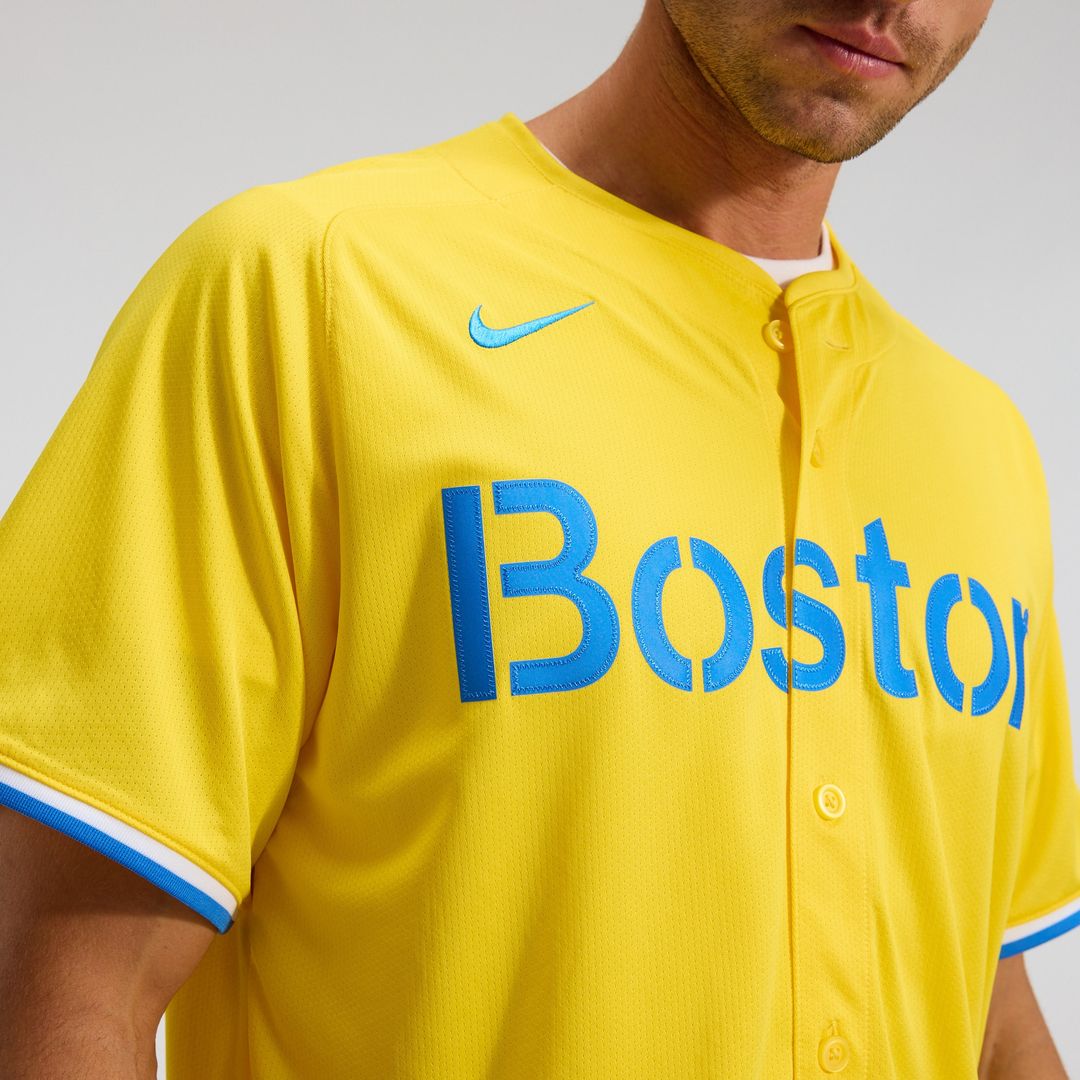 Boston Red Sox Nike City Connect Limited Jersey - Gold