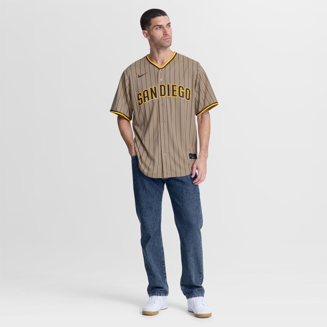 San Diego Padres Nike Alternate Replica Jersey - Sand