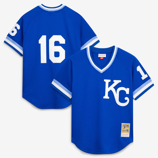 Bo Jackson Kansas City Royals Mitchell & Ness Authentic Batting Practice Jersey - Royal