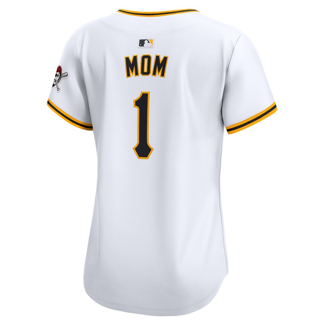 Pittsburgh Pirates Nike Women's #1 Mom Home Limited Jersey - White